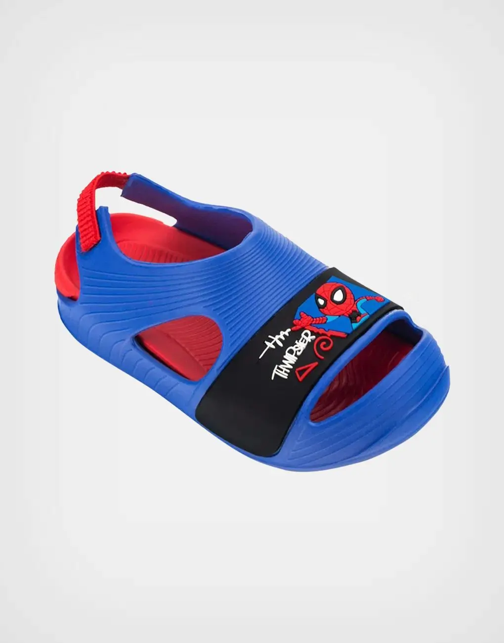 Sandalia Ojota Azul Spider Man Niño