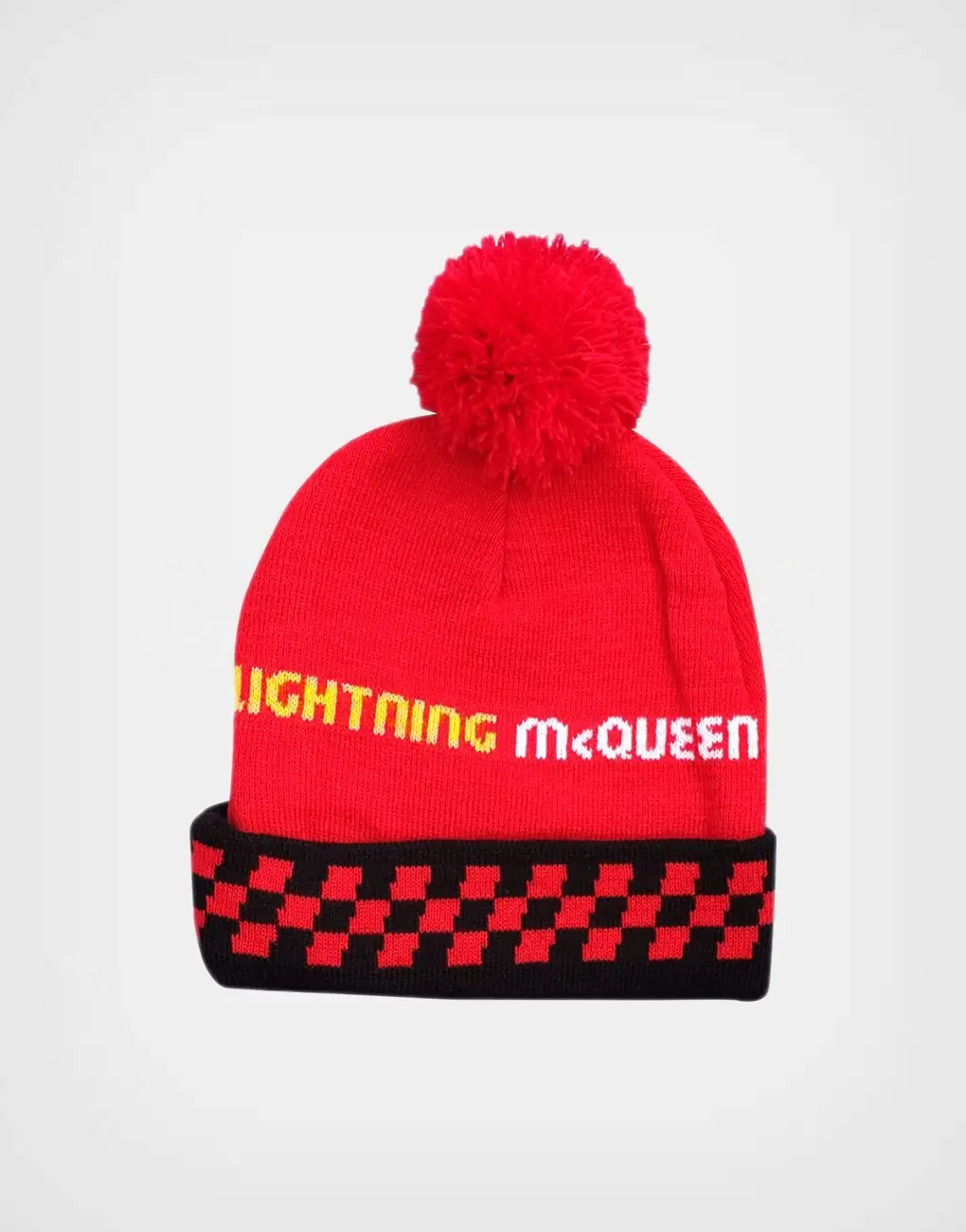 Gorro Invierno Rojo Cars Rayo McQueen