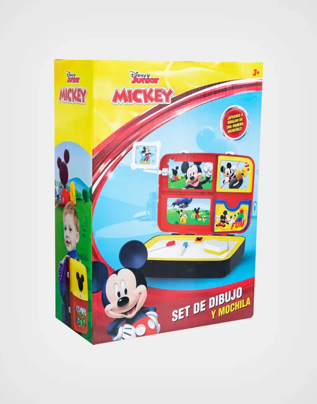 Set De Dibujo Y Mochila Mickey Mouse