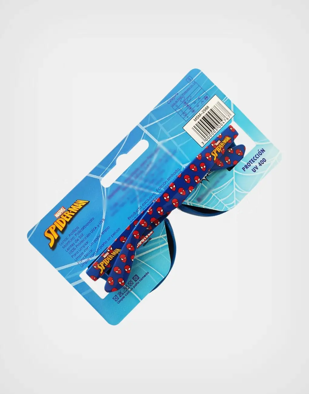 Lentes de Sol Spider Man Azul + Rojo