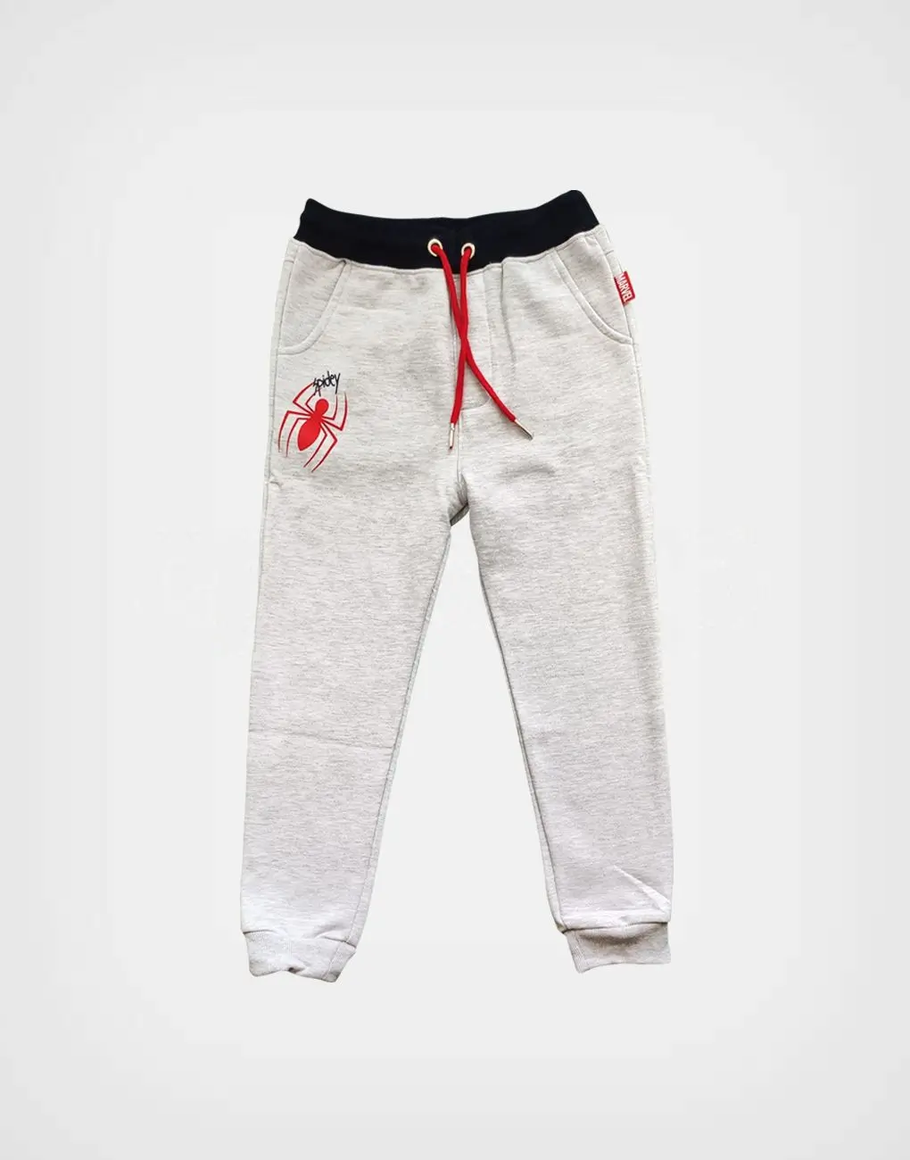 Conjunto Spider Man Polera Azul Marino + Jogger Gris