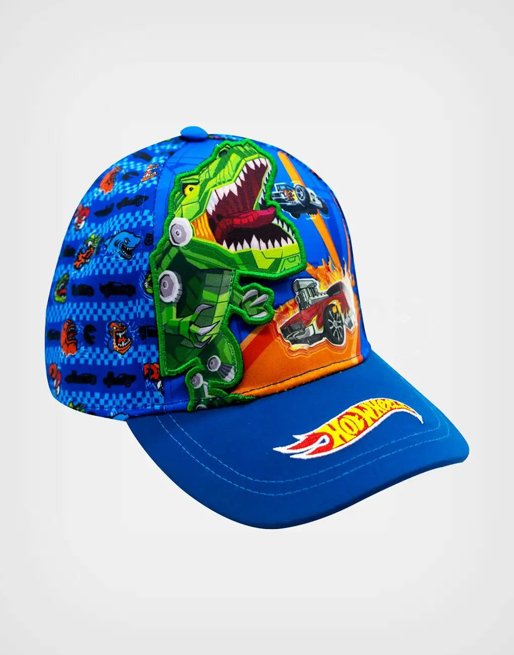 Gorra Azul Hot Wheels T-Rex Ultimate Garage