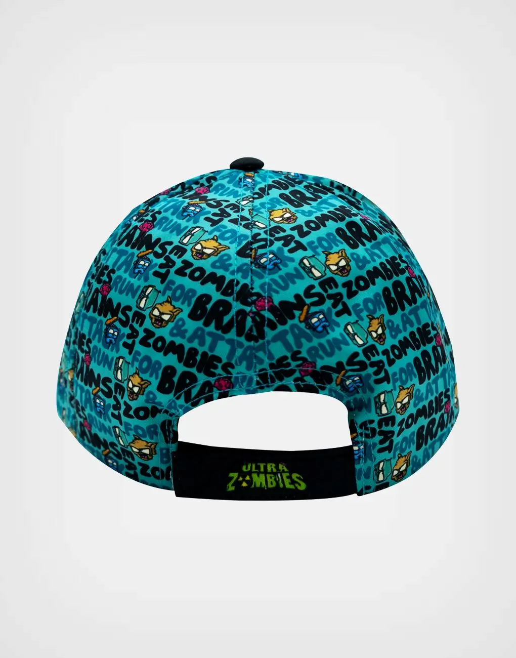Gorra Verde + Negro Ultra Zombies Brains