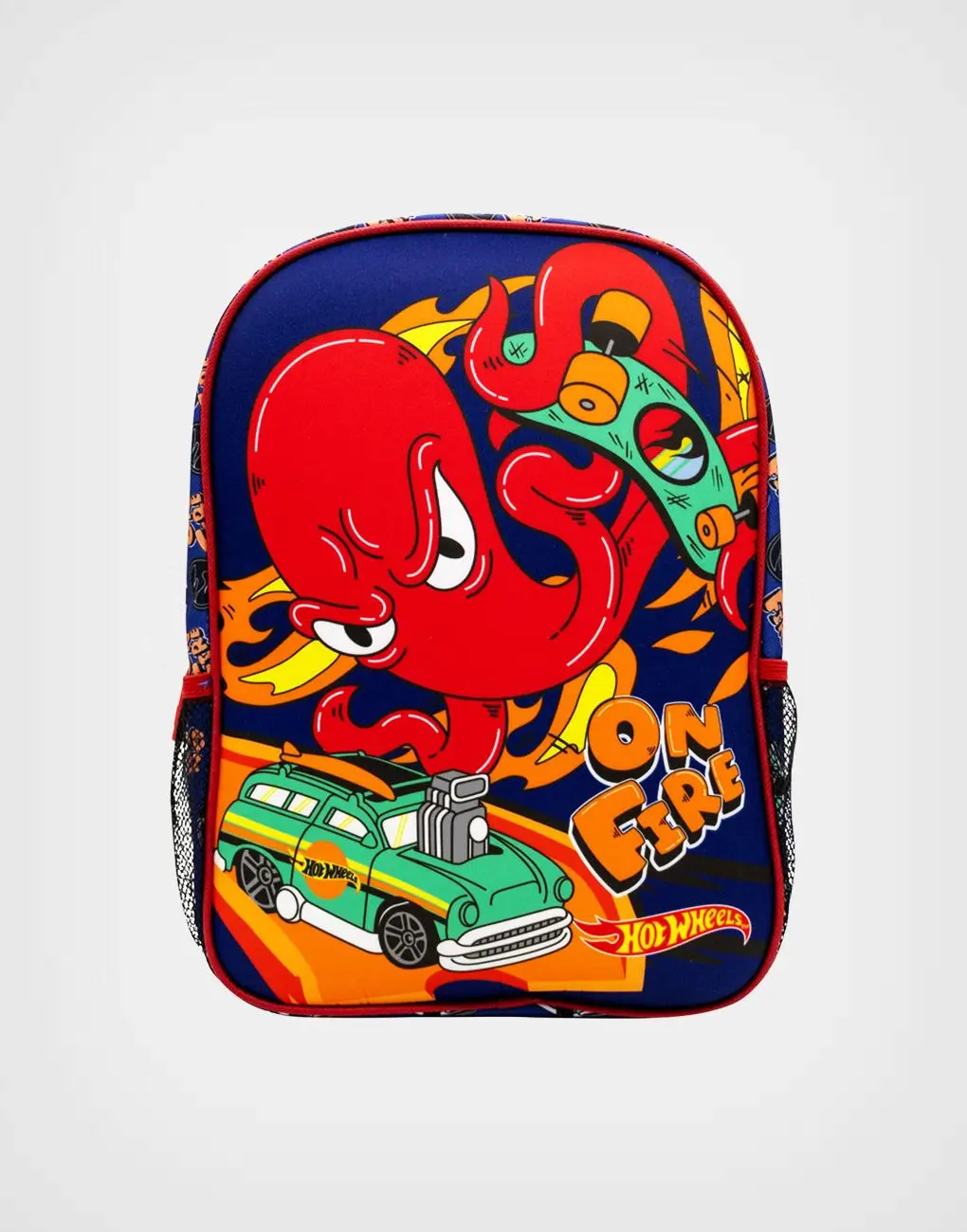 Set Escolar Nido Hot Wheels Mochila + Lonchera