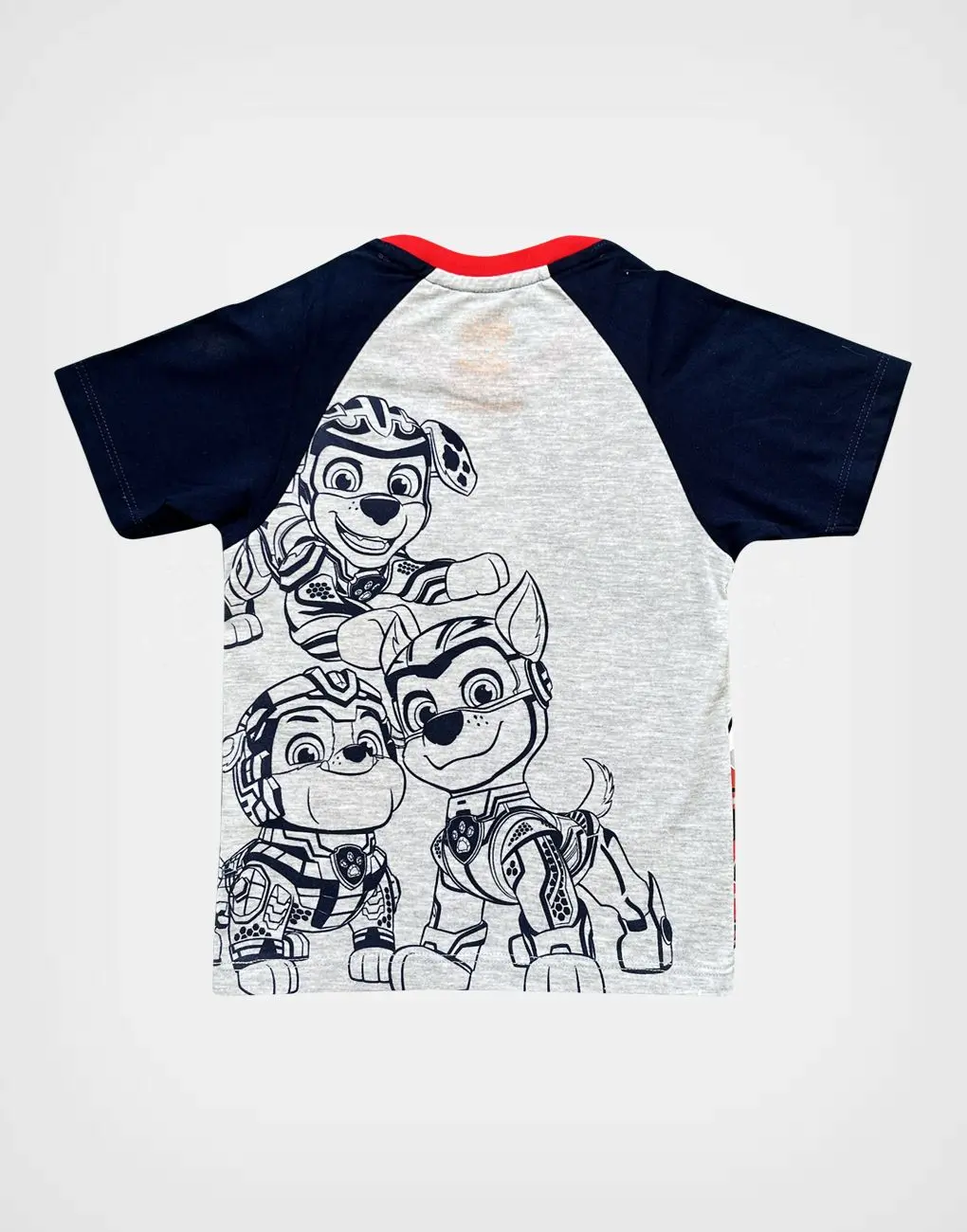 Polo Moda Gris Paw Patrol Mighty Movie Para Niños