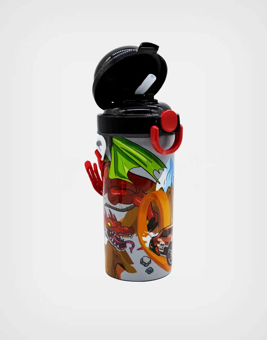 Tomatodo Rojo + Negro Hot Wheels Dragón Explosivo 500 ml