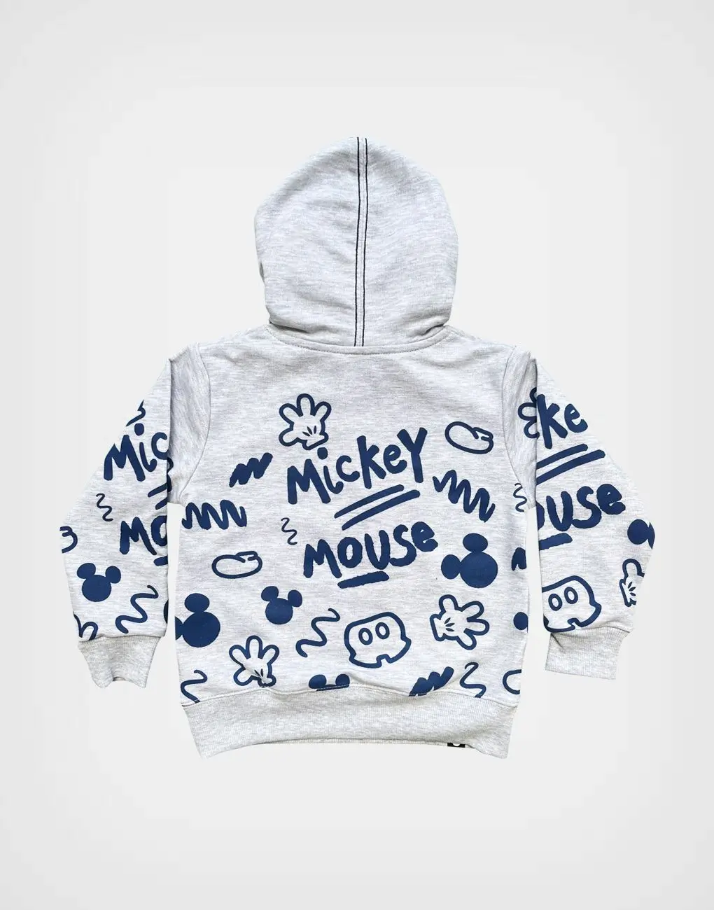 Polera Gris Claro Mickey Mouse Para Niño