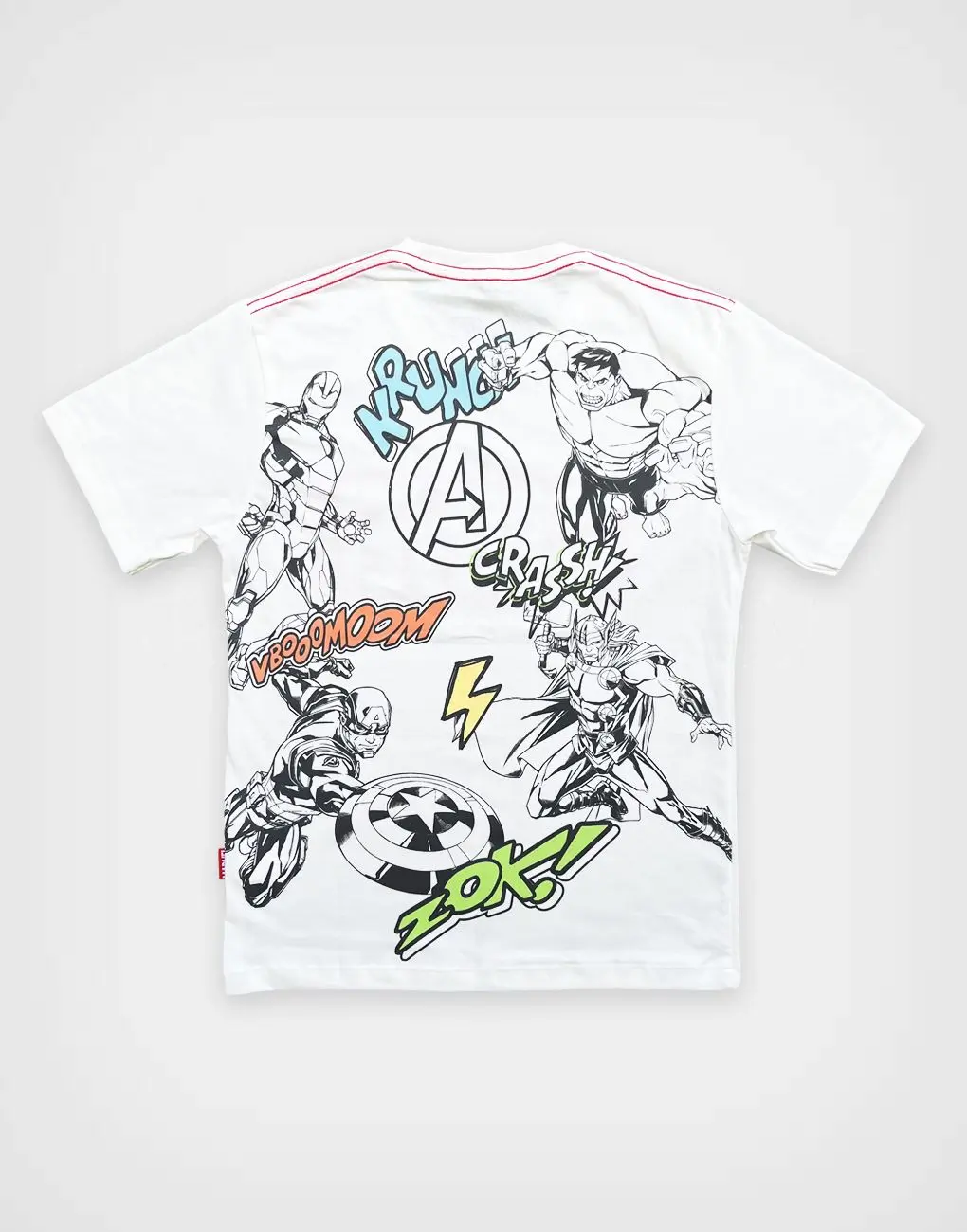 Polo MC Marfil Avengers Para Niños
