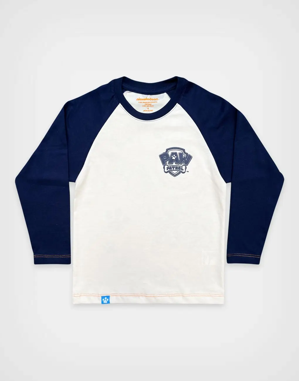 Polo ML Beige + Azul Paw Patrol Para Niño