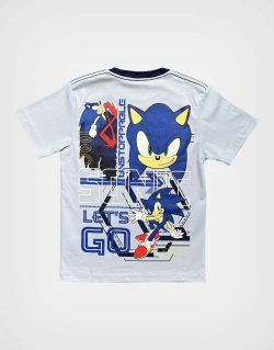 Polo Moda Celeste Sonic The Hedgehog