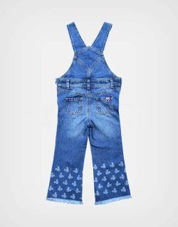 Overol Pantalón Azul Minnie Mouse Para Niñas