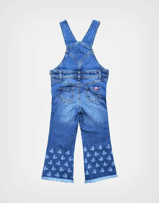 Overol Pantalón Azul Minnie Mouse Para Niñas