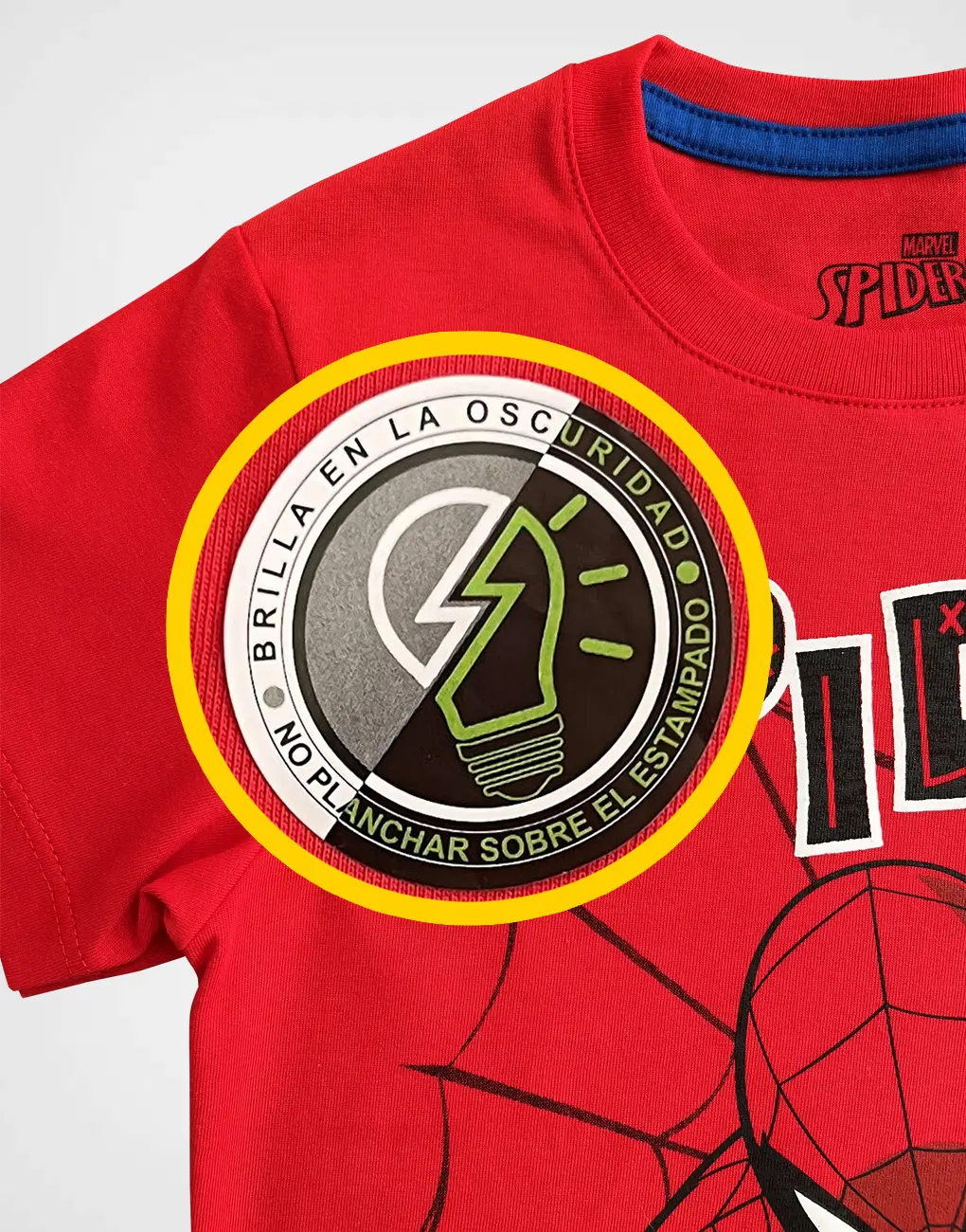 Polo Manga Corta Rojo Spider Man 62 Para Niño