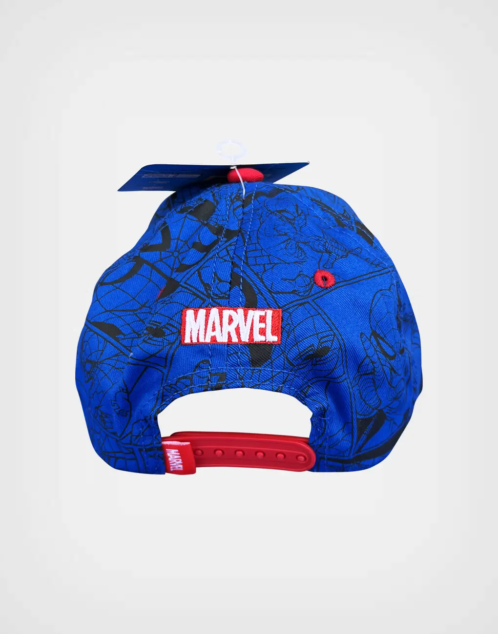 Gorra Comics Spider Man Azul + Rojo Para Niños
