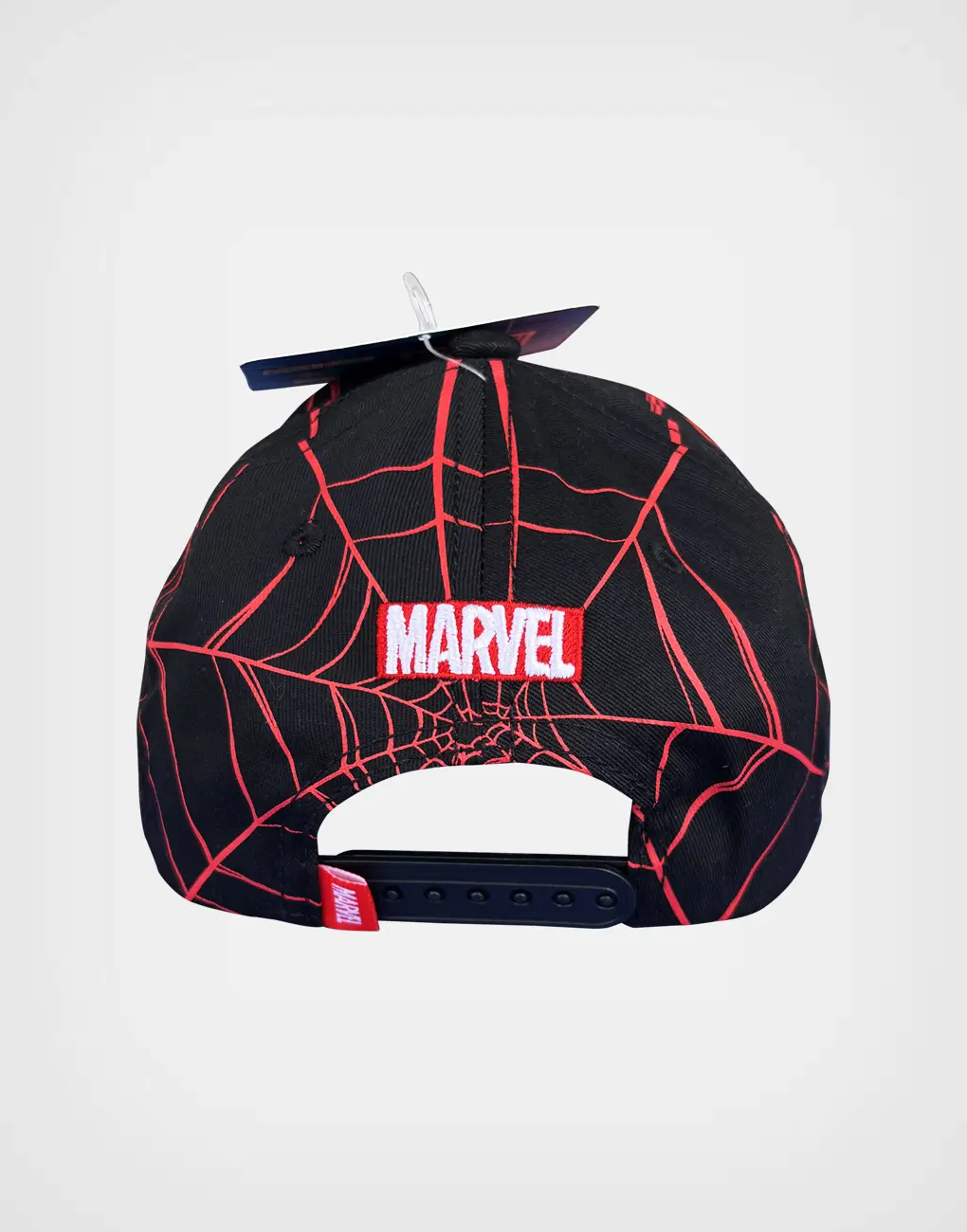 Gorra Spider Man Rojo + Negro Spiderweb Para Niños