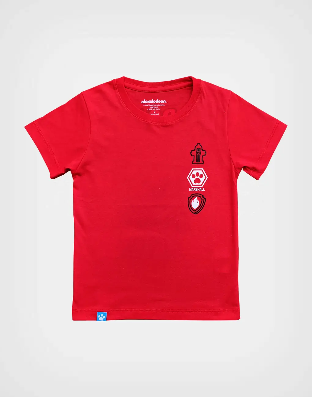 Polo MC Rojo Marshall Paw Patrol Para Niño