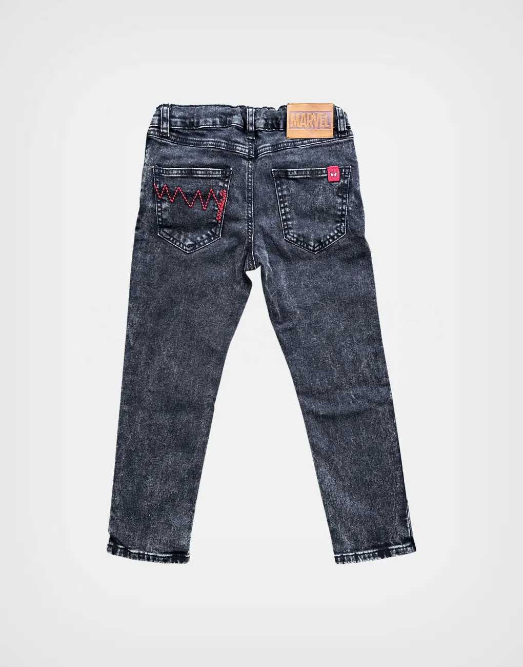 Pantalón Jean Gris Oscuro Spider Man Niño