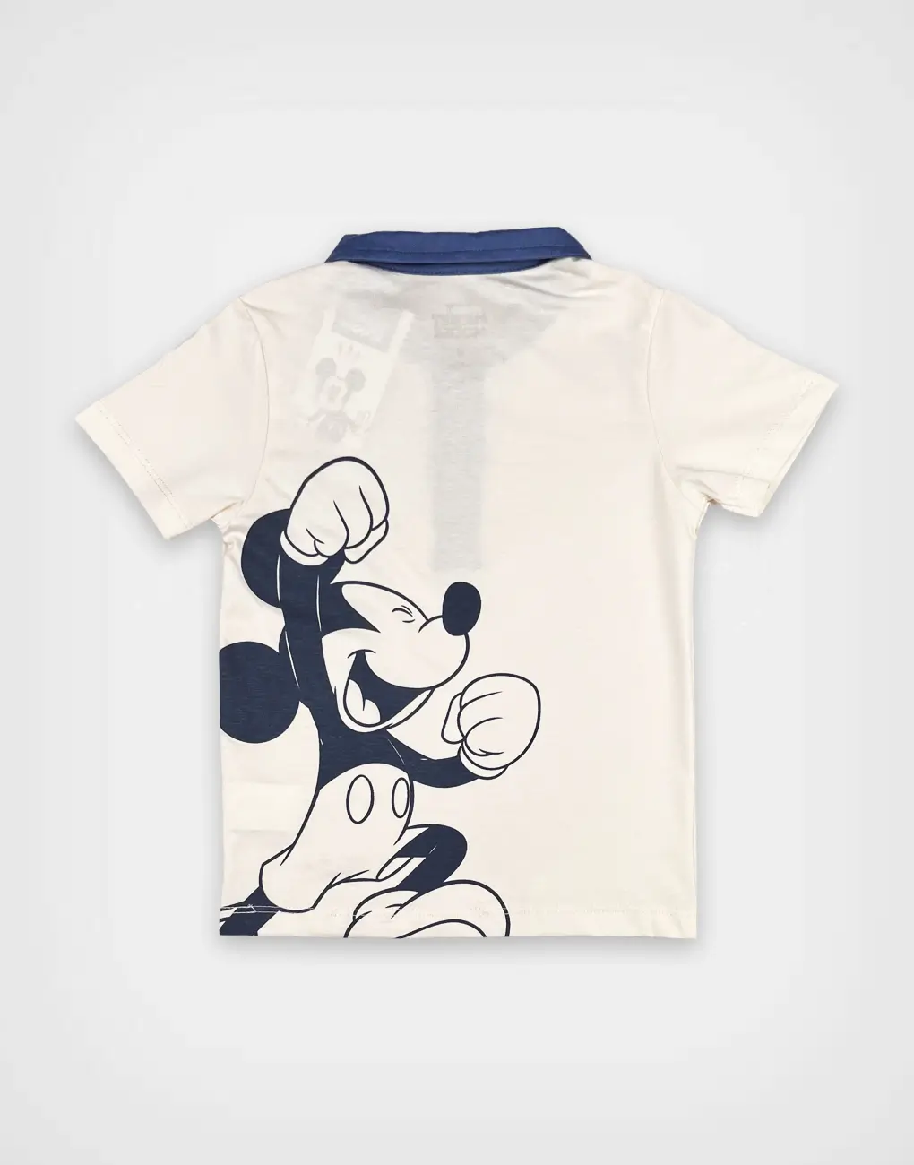 Polo Camisero Mickey Mouse Beige Para Niños