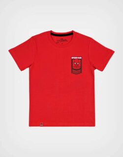 Polo MC Spider Man Rojo Para Niños