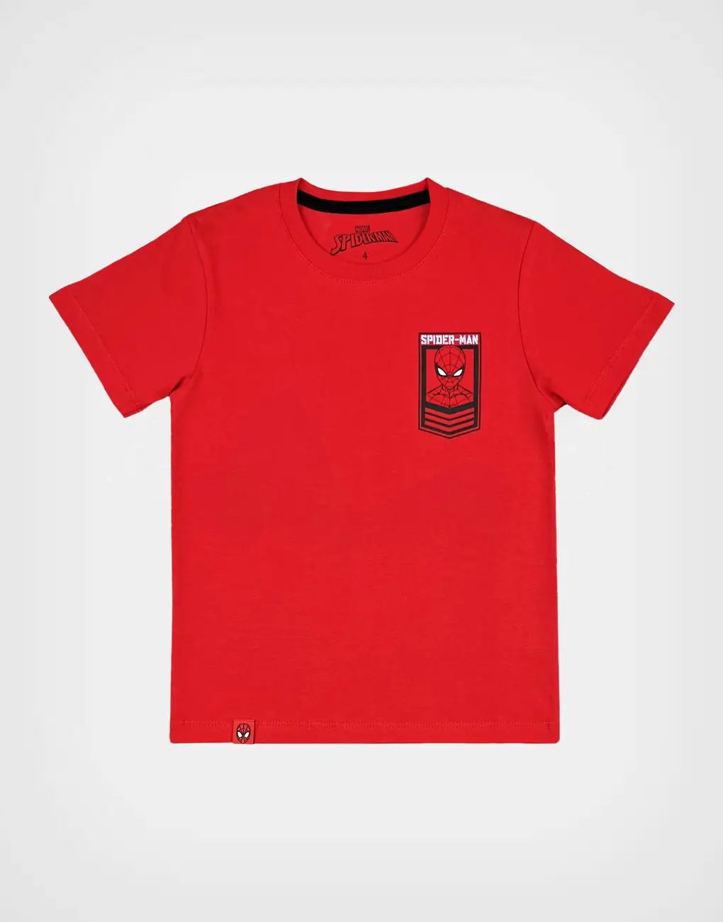 Polo MC Spider Man Rojo Para Niños