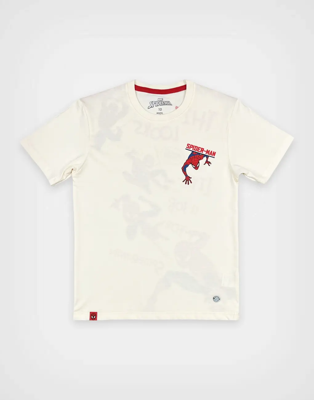 Polo Moda Beige Spider Man Whoo-Hoo!