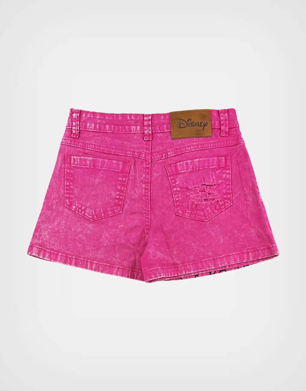 Falda Short Minnie Mouse Fucsia Para Niñas