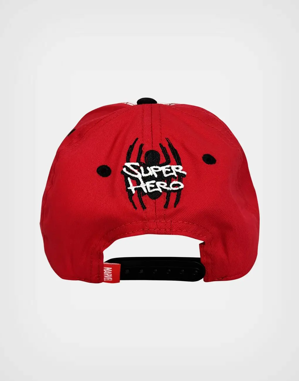 Gorra Spider Man Super Hero Negro + Rojo Para Niños