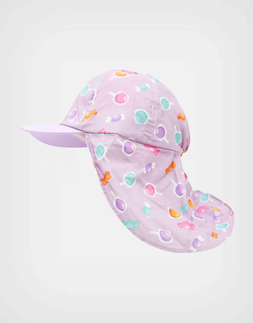Gorra Tapasol Bluey Lila Para Niña