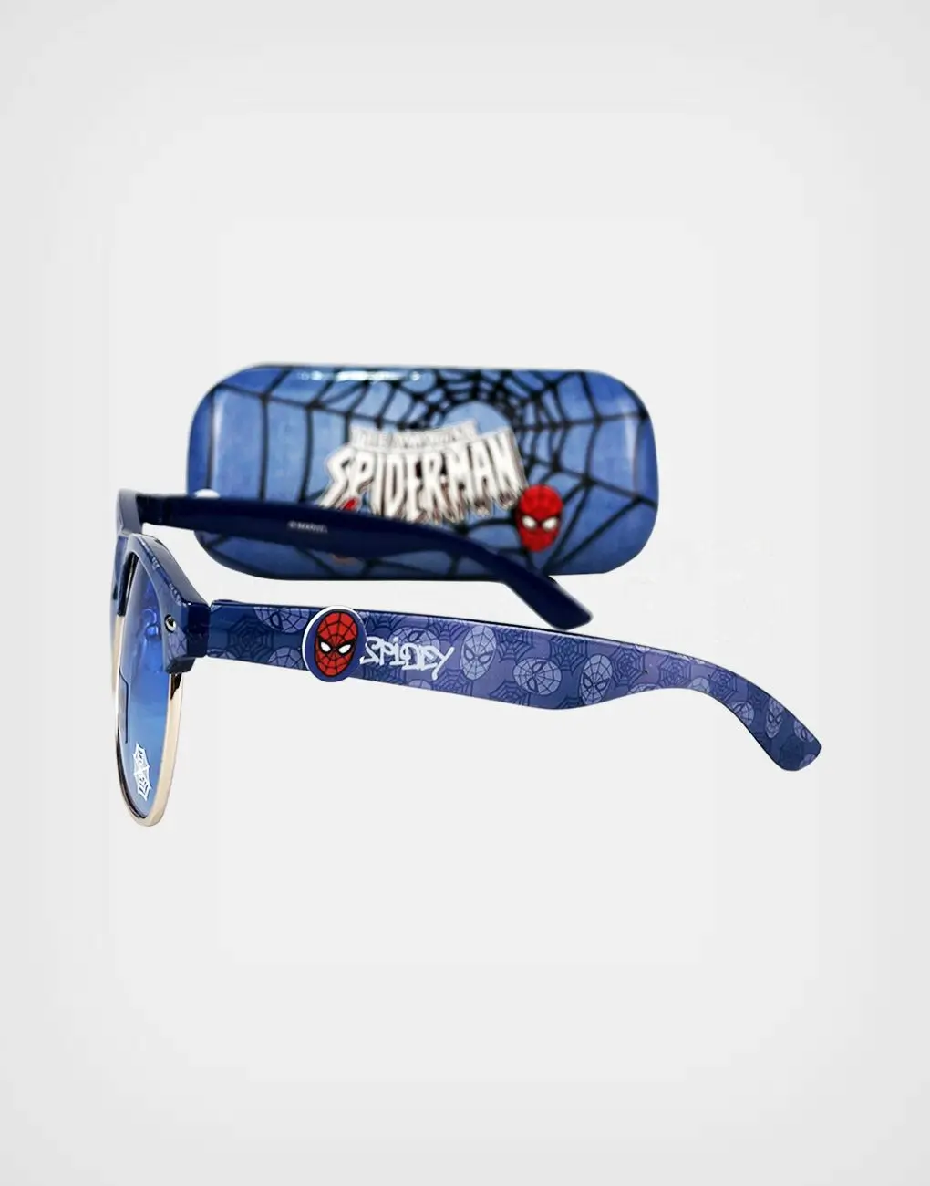 Lentes de Sol con Estuche Spider Man Azul