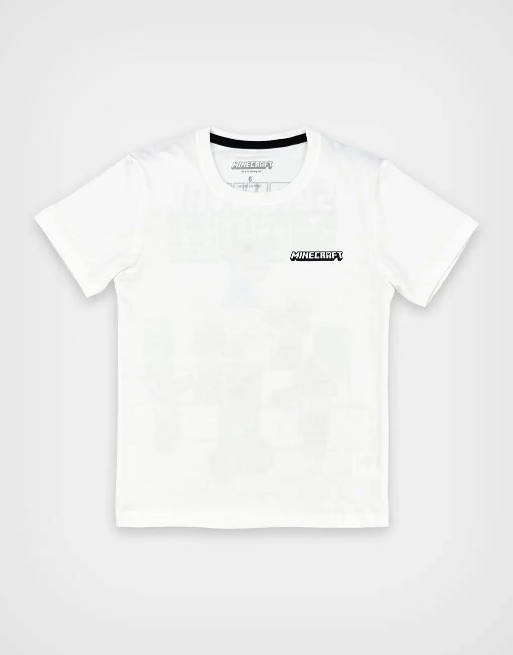 Polo MC Marfil Minecraft Survival Mode Para Niños