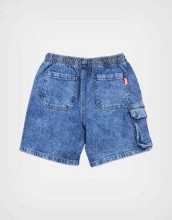 Short Jean Azul Spider Man Para Niños