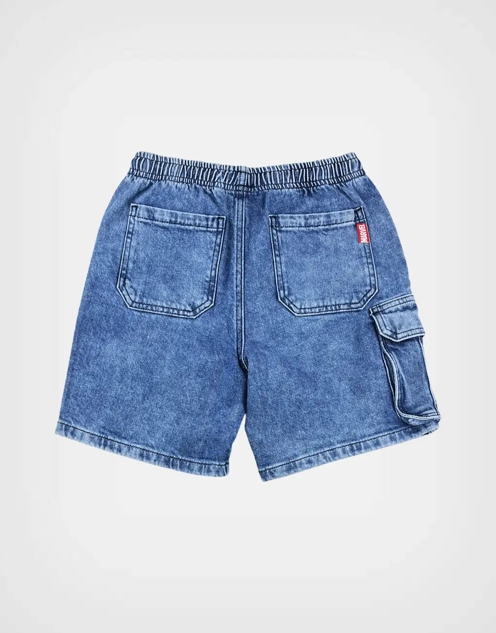 Short Jean Azul Spider Man Para Niños