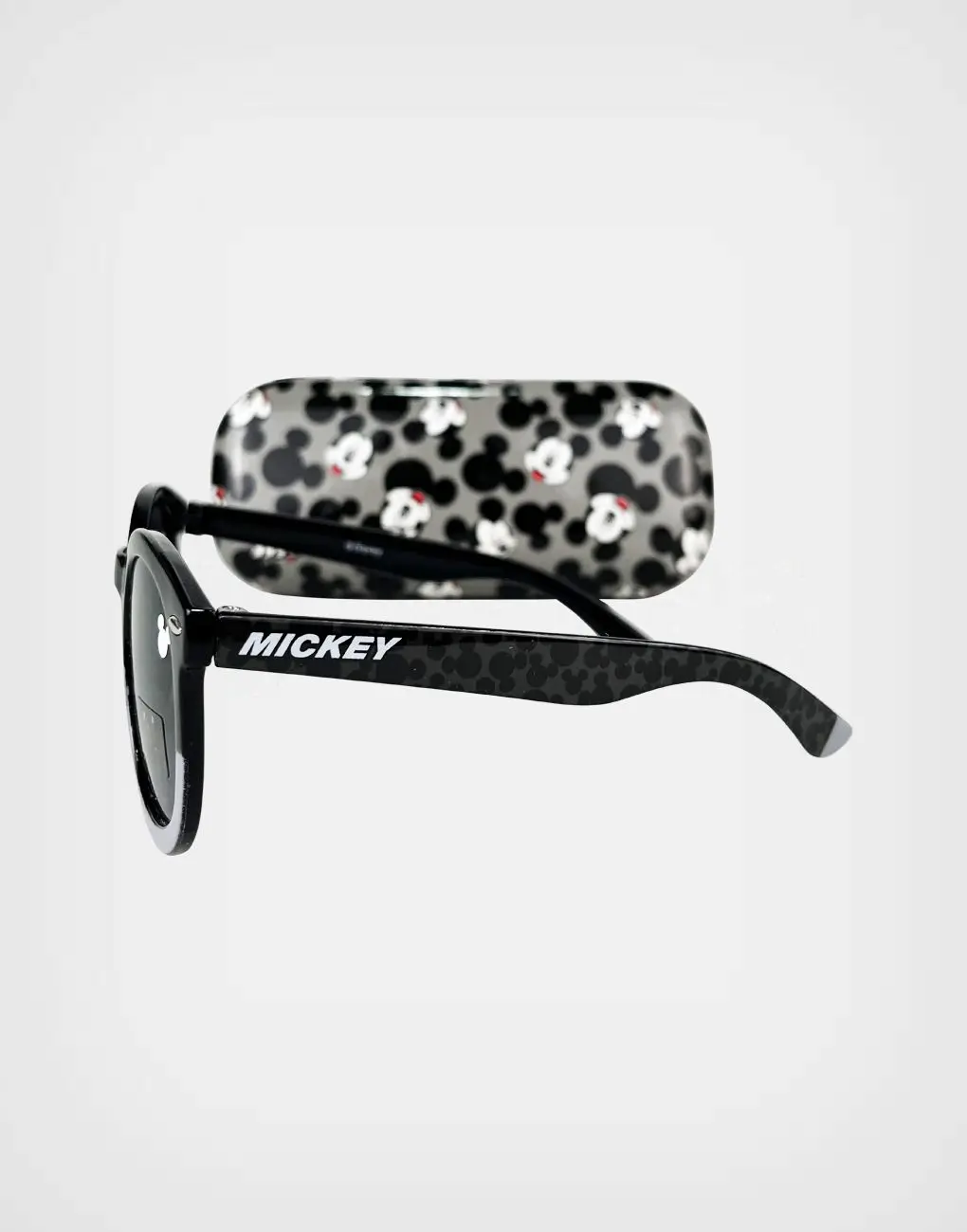 Lentes de Sol con Estuche Mickey Mouse Negro + Gris Para Niños