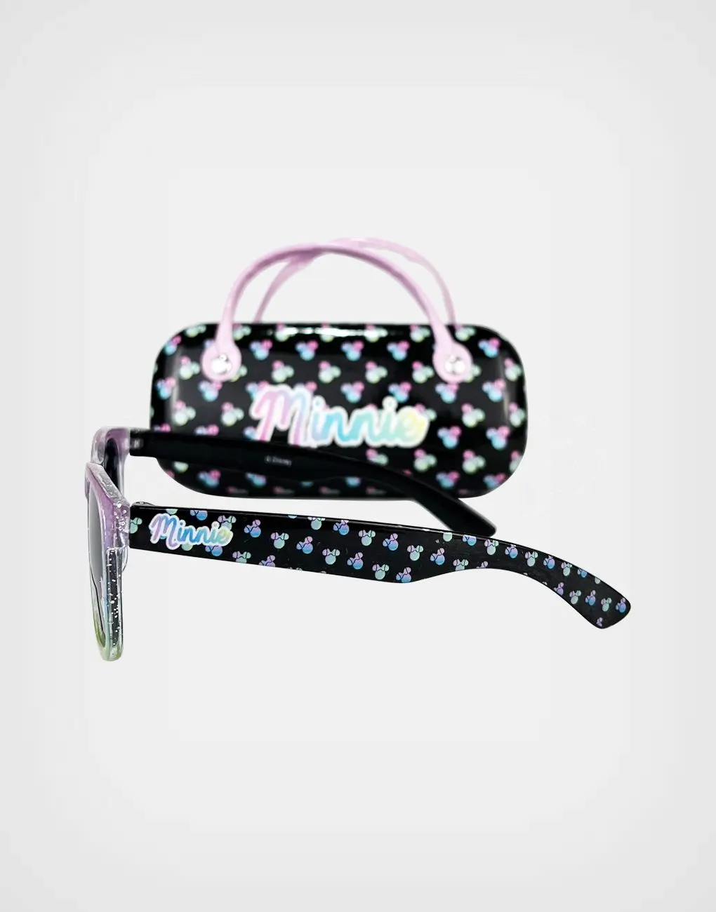 Lentes de Sol con Estuche Minnie Mouse Lila + Negro Para Niñas