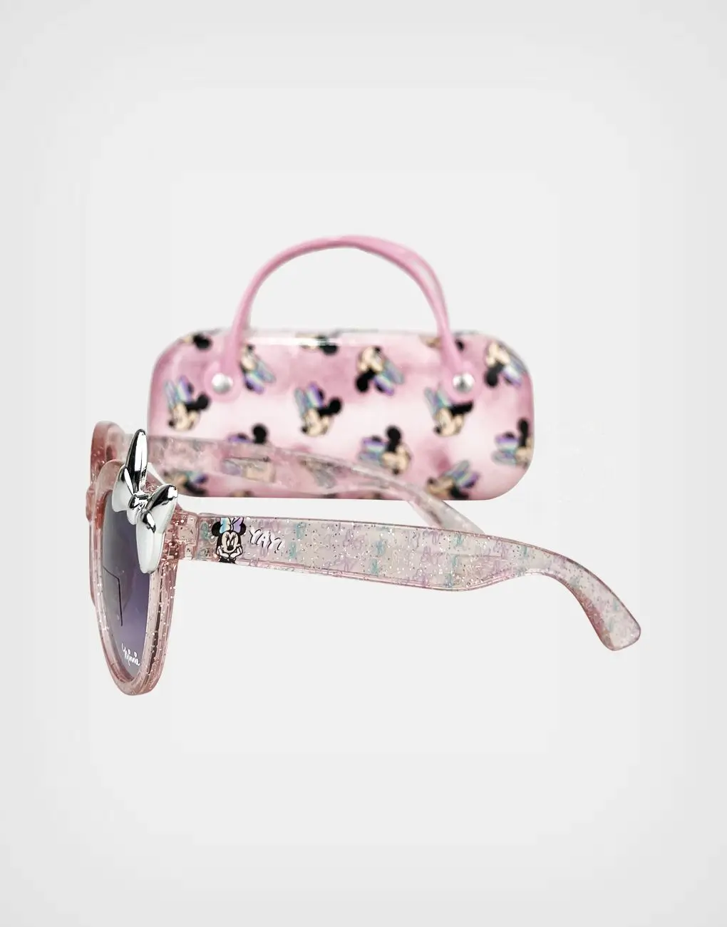 Lentes de Sol con Estuche Minnie Mouse Rosa Para Niñas