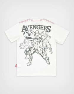 Polo MC Avengers Marfil Para Niños