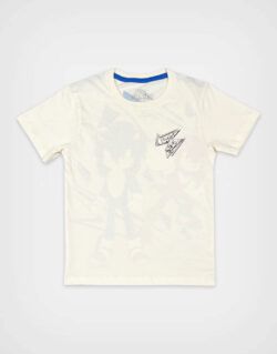 Polo MC Beige Sonic & Knuckles Para Niños