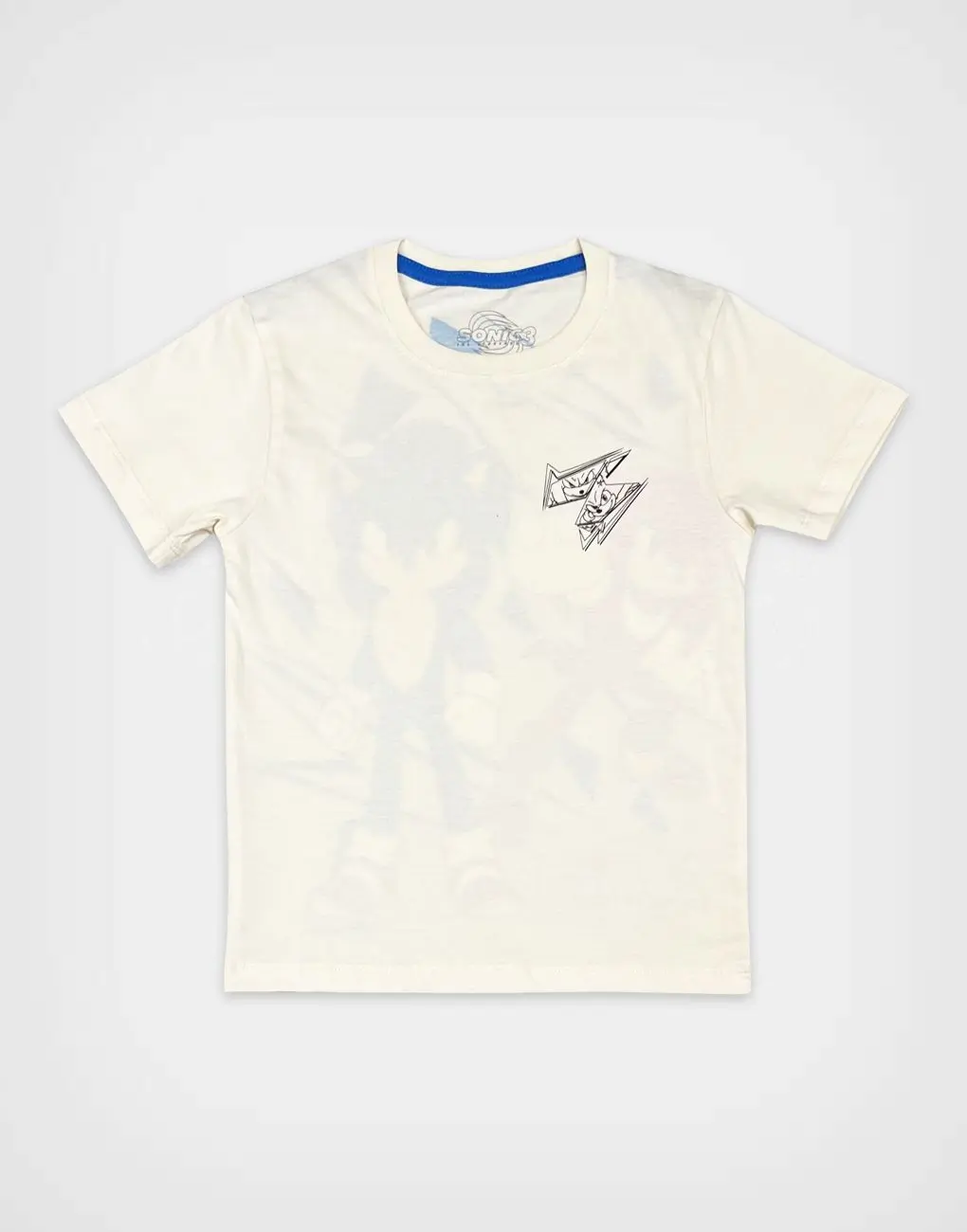 Polo MC Beige Sonic & Knuckles Para Niños