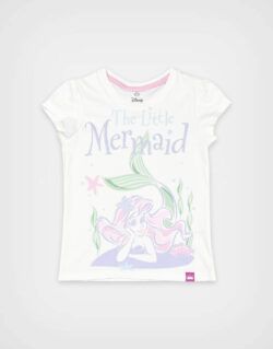 Polo MC Sirenita Marfil Para Niñas