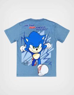 Polo MC Sonic 3 Azul Para Niños