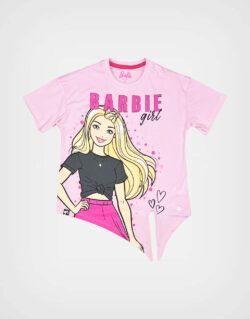 Polo Moda Barbie Rosa Para Niñas