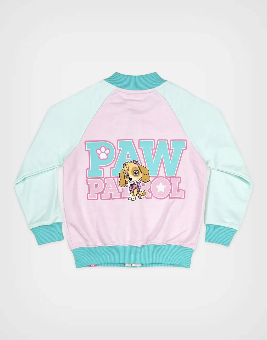 Casaca Bomber Skye Paw Patrol Color Rosa + Verde