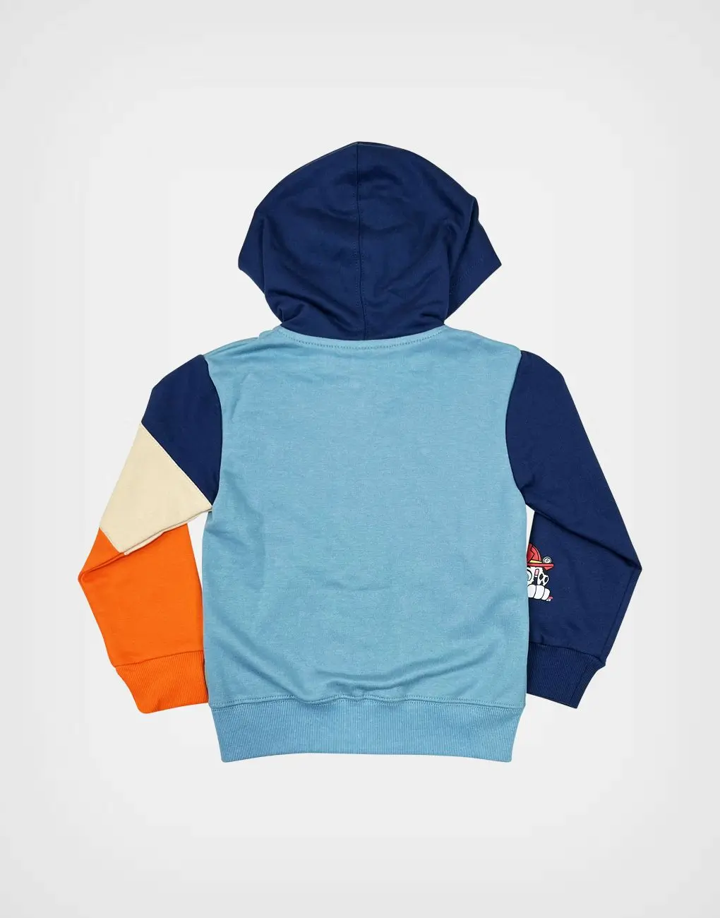 Casaca Con Capucha Paw Patrol Color Cemento + Azul
