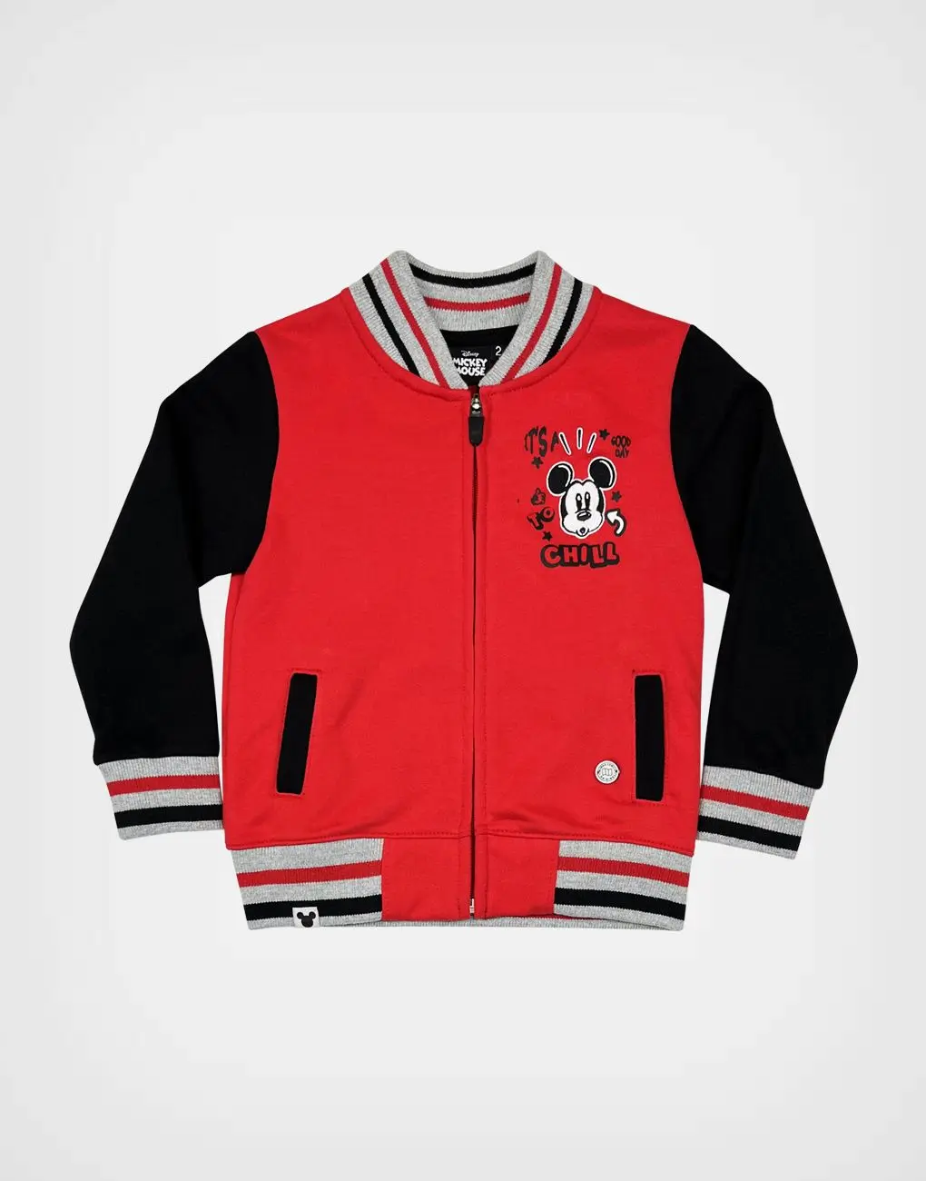Casaca Mickey Mouse Color Rojo Para Niños