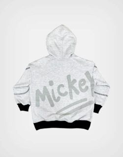 Polera Con Capucha Mickey Mouse Color Gris Para Niños