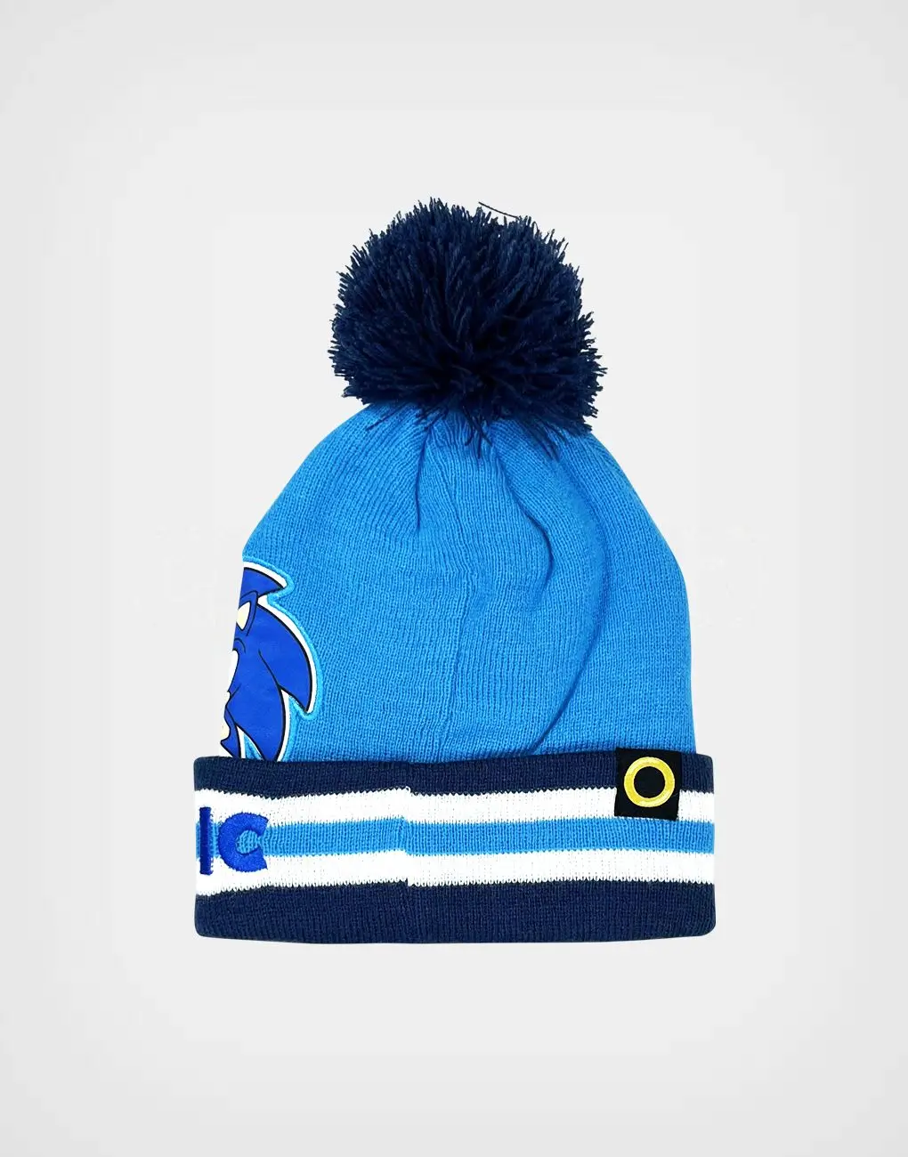 Gorro Invierno Sonic Color Azul Para Niños