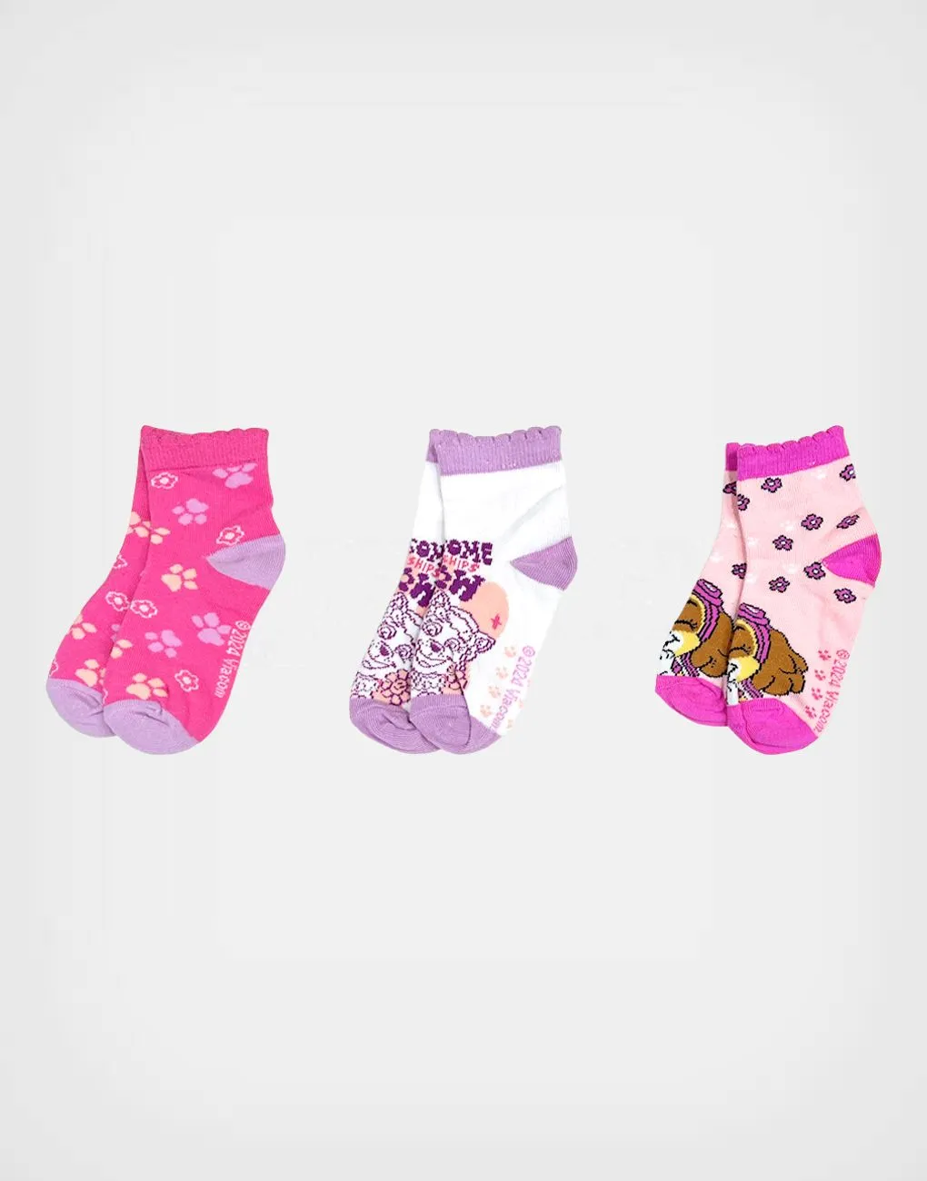 Medias Paw Patrol Pack 3 Pares Para Niñas