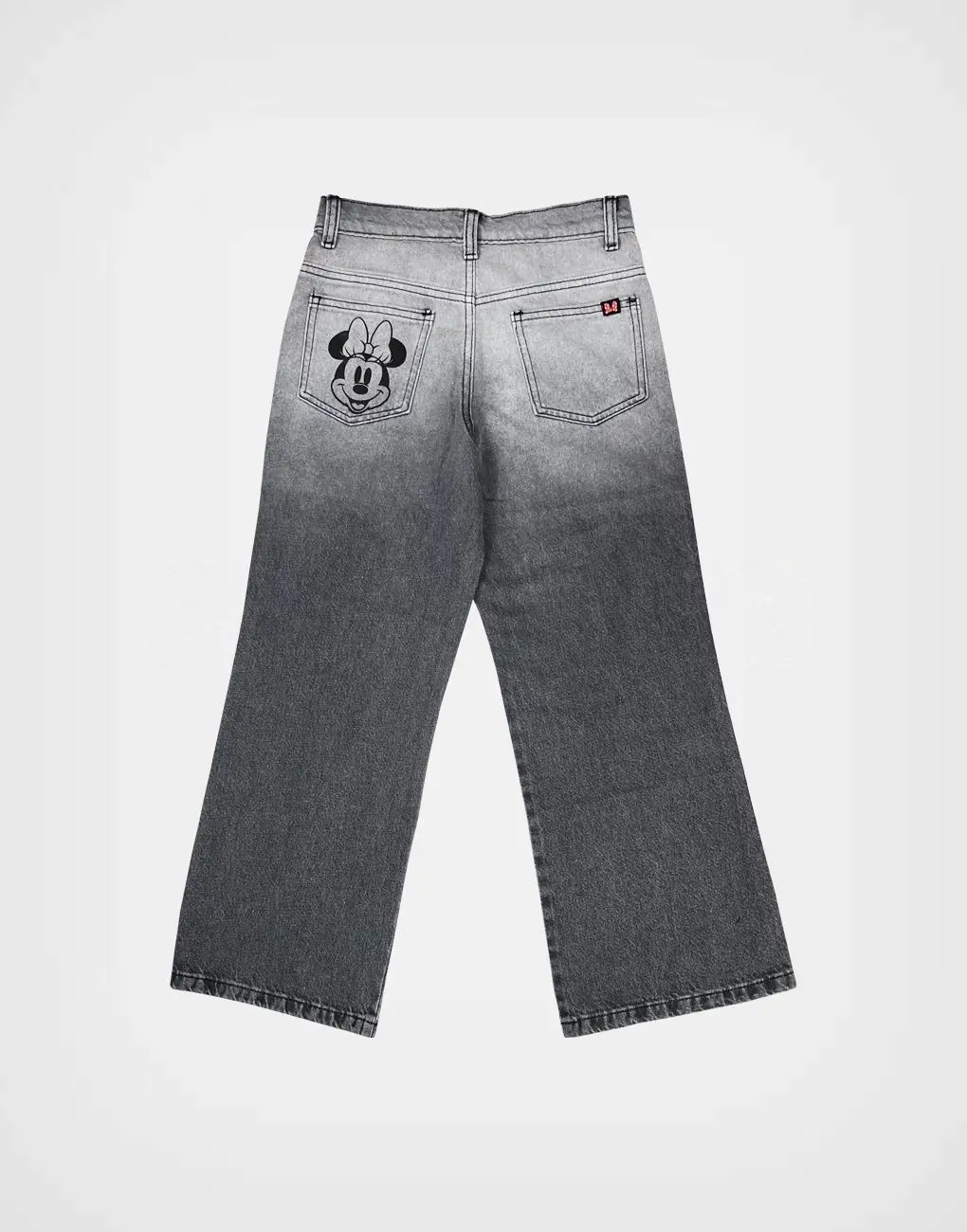 Pantalón Jean Color Negro de Minnie Mouse Para Niñas