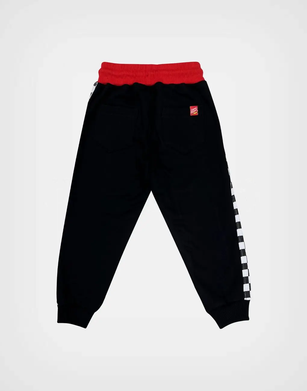 Pantalón Jogger Cars Rayo McQueen Color Negro Para Niños
