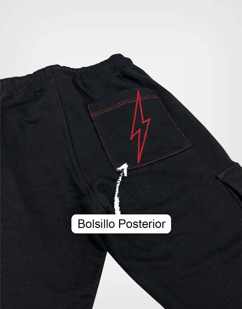 Pantalón Jogger Shadow Sonic 3 Color Negro Para Niños
